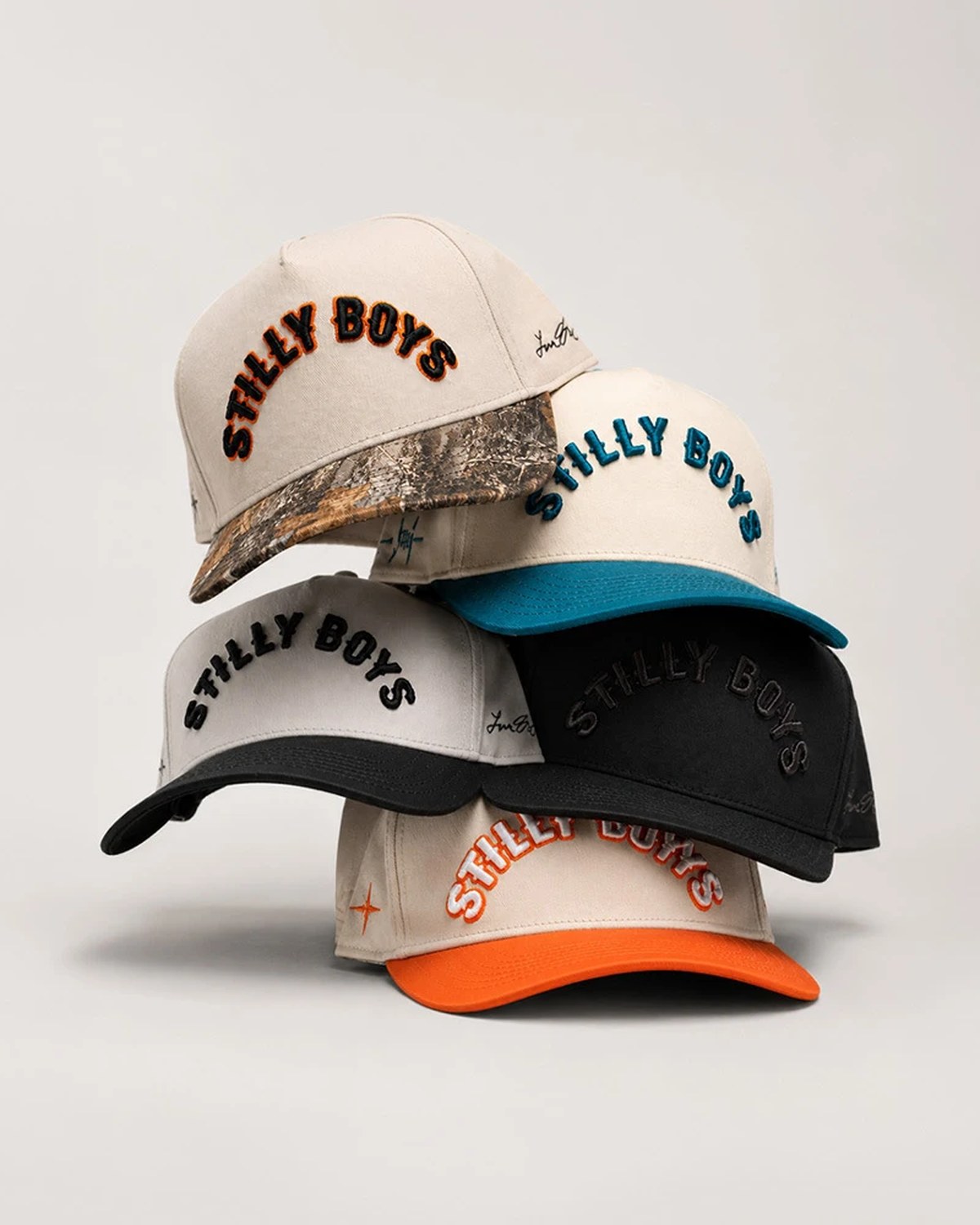 Stack of Stilly Boys hats